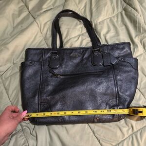 Blue Coach bag (navy blue)